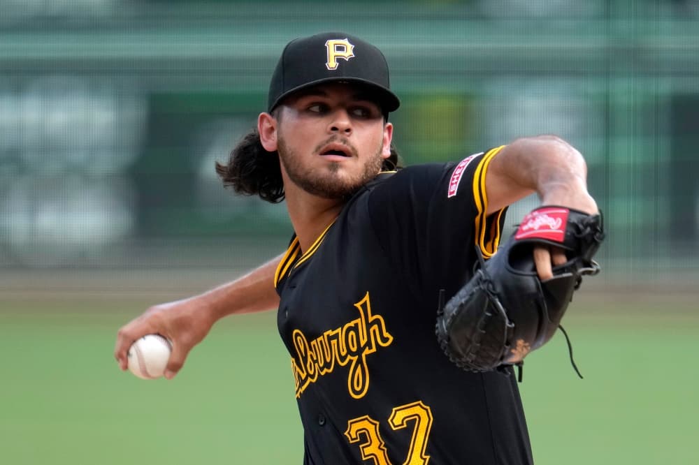 Pirates place hard-throwing rookie pitcher Jared Jones on the injured list with a right lat strain