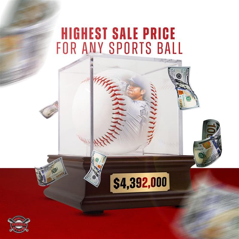 Shohei Ohtani 50/50 Ball Auctions for Record-Breaking Price