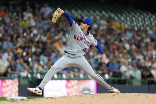 Zac Thornton gets his 1st career win as Mets shut out Brewers 4-0