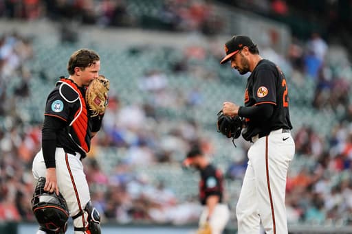 Injuries won’t subside for the Orioles. Eflin and Bautista the latest to be ruled out for the season