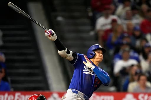 Shohei Ohtani getting on track with season-high 5 RBIs in Dodgers’ rout of Angels