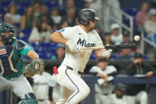 Jakob Marsee hits deep game-ending single in 10th to give Marlins 6-5 win over Mariners