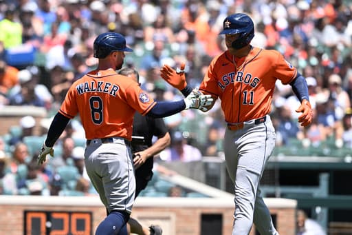 Astros rally for 8-6 win over Tigers, keeping AJ Hinch at 999 career victories