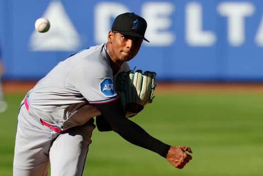 Marlins place right-hander Edward Cabrera on 15-day injured list with elbow sprain