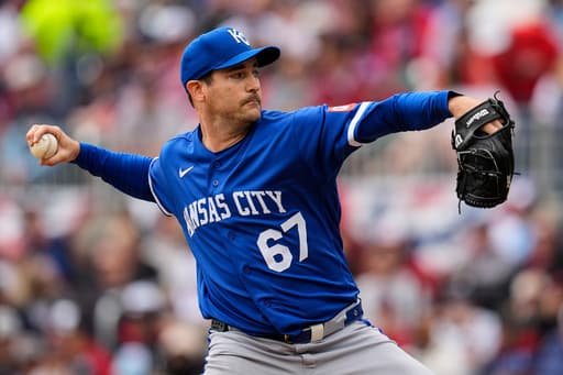 Seth Lugo throws 6 1/3 scoreless innings and Royals beat Braves 4-1 for their 1st win of the season