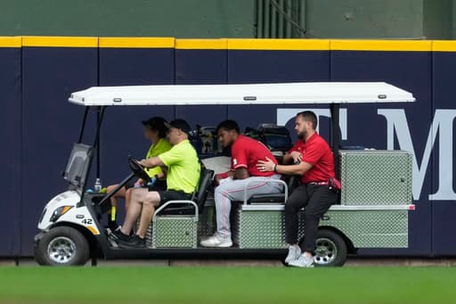 Reds OF Dane Myers goes on IL with bruised left shoulder