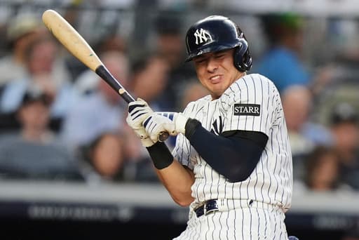 Yankees’ Anthony Volpe hit on elbow by pitch and undergoes tests