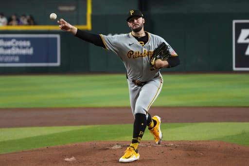 Skenes dominates into 7th inning and Pirates rout Diamondbacks 10-1 for 2nd road series win