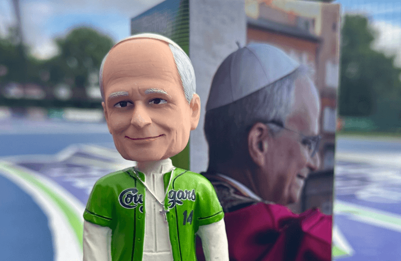 Kane County Cougars Giving Away Pope Leo Bobbleheads