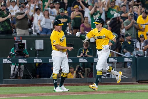 A’s rebound and rout Nationals 15-1 to stop 10-game skid as Ginn takes no-hitter into 7th inning