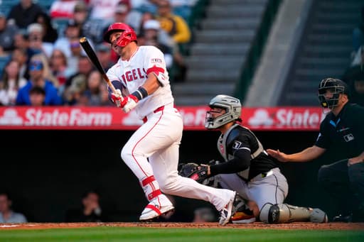 Trout homers and Zeferzahn escapes a jam in the 9th as the Angels beat the White Sox 4-3