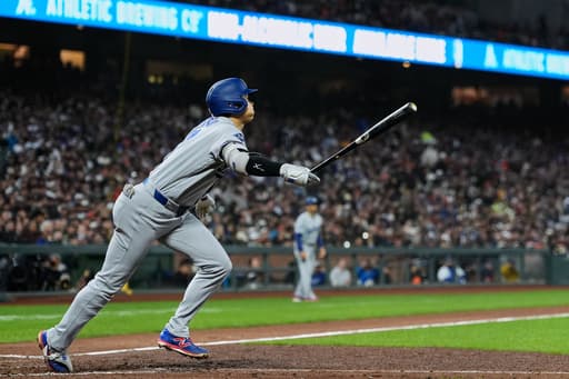 Giants jump on reigning World Series MVP Yamamoto early, beat Dodgers 3-1