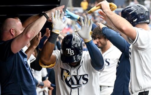 Cedric Mullins homers in the eighth inning, lifting Rays over the Rangers 3-2