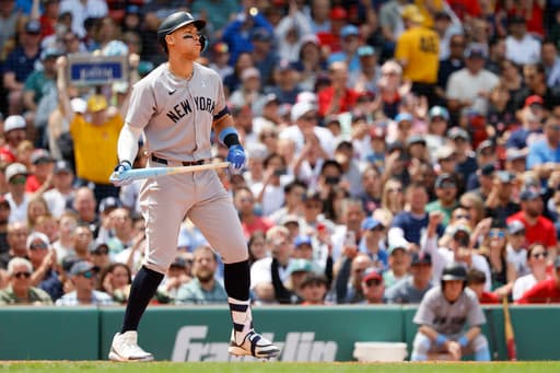 Aaron Judge goes 1 for 12 as Yankees swept by Red Sox