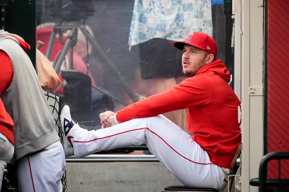 Mike Trout still isn’t running nearly 7 weeks after the Angels star had knee surgery