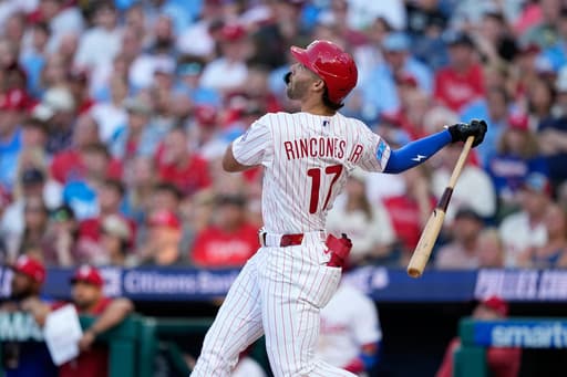 Zack Wheeler strikes out 9 and Rincones homers for first career hit to lift Phillies to 7-0 win
