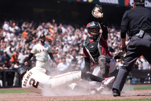 Diamondbacks beat Giants 3-2 for series sweep, 10th win in 11 games