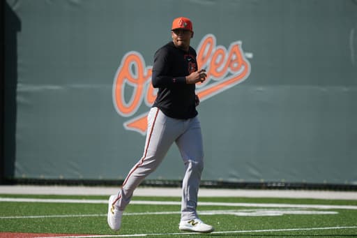 Orioles catcher Samuel Basallo exits spring training game after play at plate