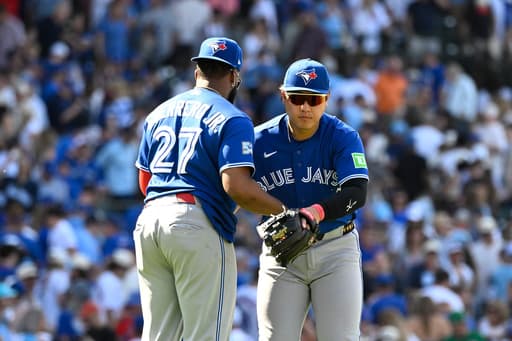 Okamoto hits a 3-run homer as the Blue Jays rally past the Cubs 8-6