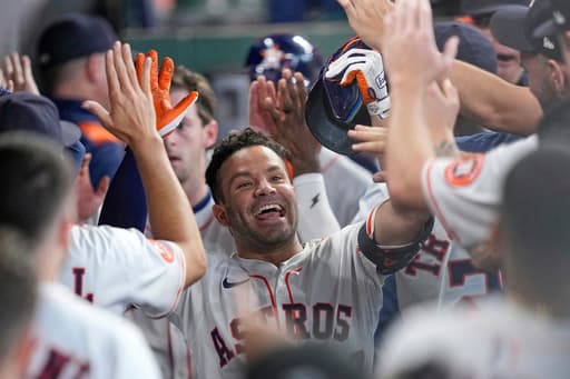 Jose Altuve’s four-hit game powers Astros to 9-1 win over Nationals