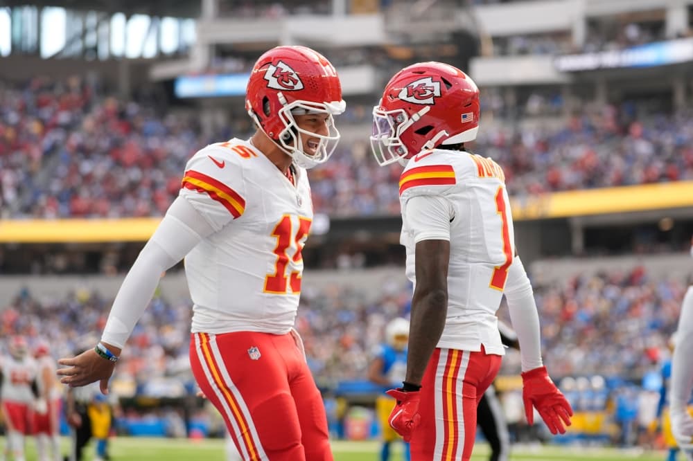 Patrick Mahomes and Bobby Witt Jr. come from shared backgrounds. Both have KC teams chasing titles