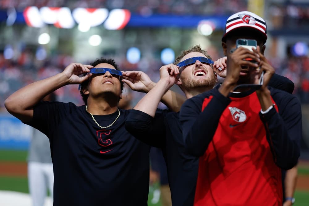 Out of this World … Series. Total solar eclipse a spectacular leadoff for Guardians’ home opener