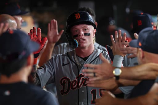 Tigers call up outfield prospect Max Clark and scratch starter Casey Mize as trade deadline nears