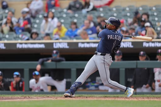 Richie Palacios hits 2-run homer in 10th inning to lift Rays over Twins 4-1