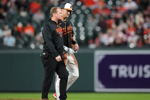 Orioles 1B Ryan Mountcastle out with broken bone in left foot