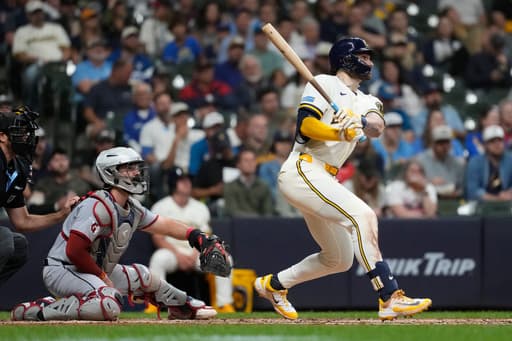 Mitchell, Turang hit homers to pace Milwaukee past Cleveland 2-1