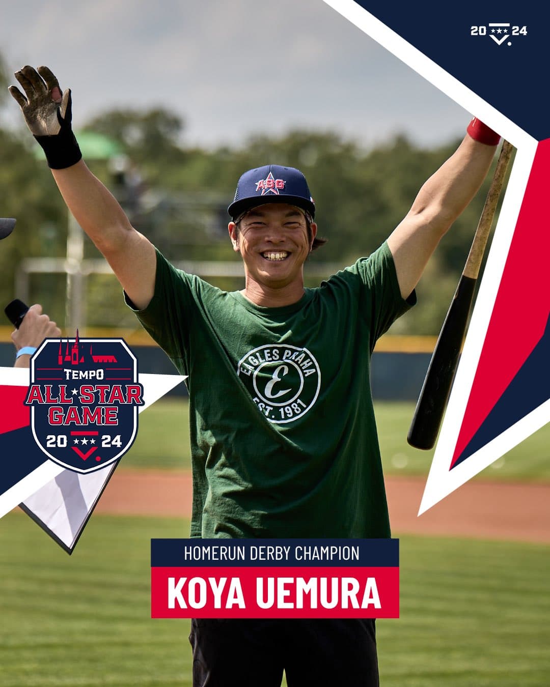 Koya Uemura Wins Czech Baseball Association Home Run Competition