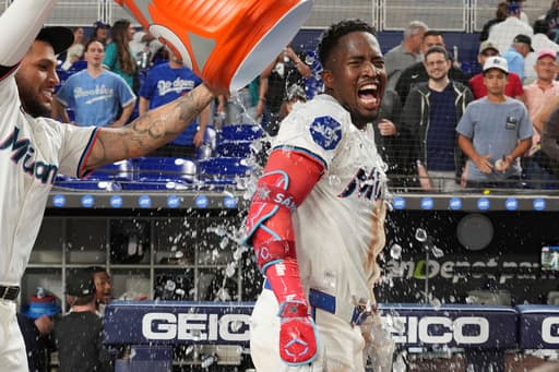 Jesús Sánchez’s RBI single in 10th inning lifts Marlins to 5-4 win over Dodgers