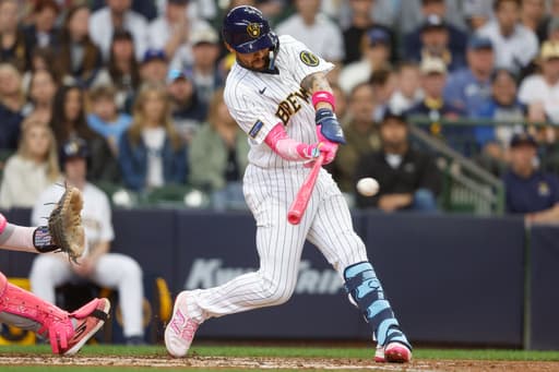 Brewers’ Blake Perkins delivers big hit on first Mother’s Day since his mom’s death