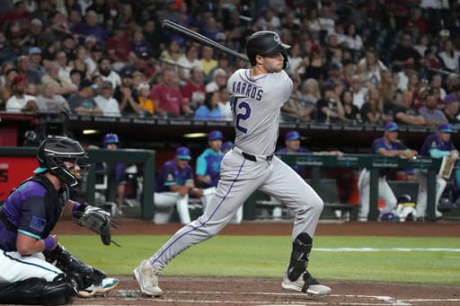 Kyle Karros, son of 1992 NL Rookie of the Year Eric Karros, hits RBI single in first MLB at-bat