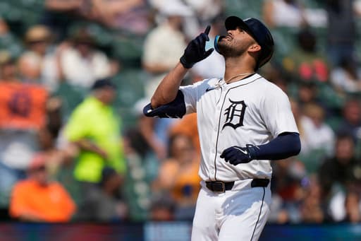 Kerry Carpenter homers and drives in 3 to lead Tigers over Angels 9-5