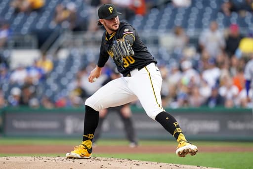 Skenes pitches 6 scoreless innings and Pirates hold off Dodgers 5-3 for 3-game series sweep