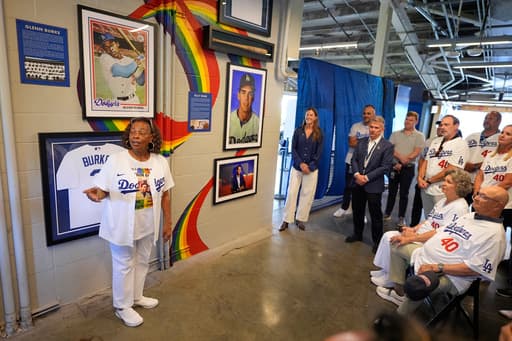 Dodgers honor gay trailblazers Glenn Burke and Billy Bean with permanent stadium display