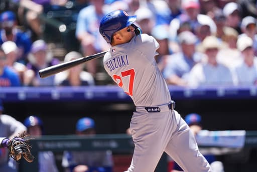 Suzuki’s slam, Bregman’s 2-run homer power Cubs to a 9-3 win over the Rockies