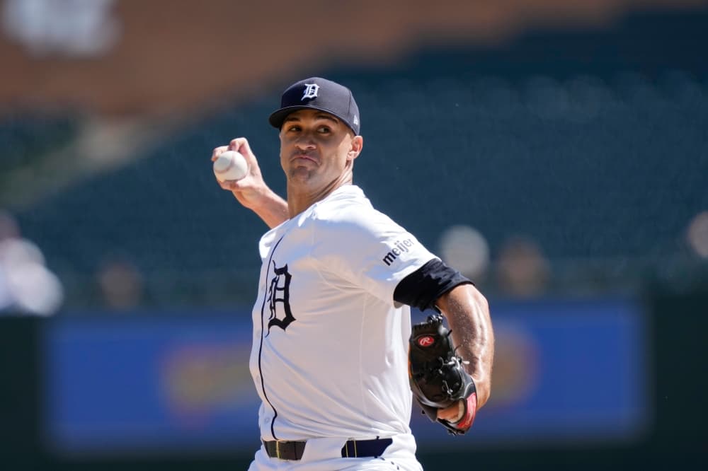 Tigers’ Jack Flaherty ties AL record by opening game with 7 strikeouts against Cardinals