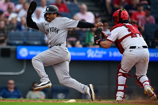 Yankees put OF Grisham on 10-day IL; Stanton’s return delayed by soreness