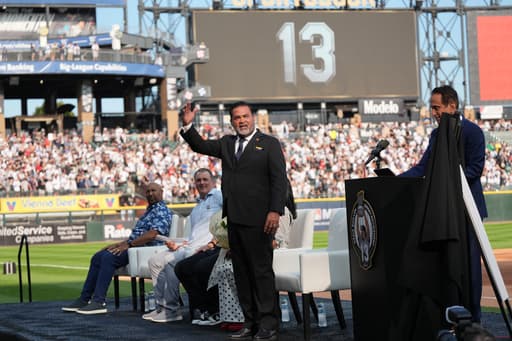 White Sox retire No. 13 of former manager and shortstop Ozzie Guillén