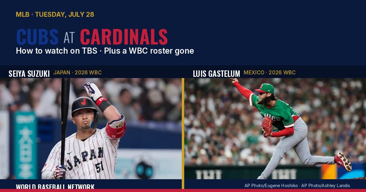 Cardinals vs. Cubs: How to Watch, and a WBC Empire Lost