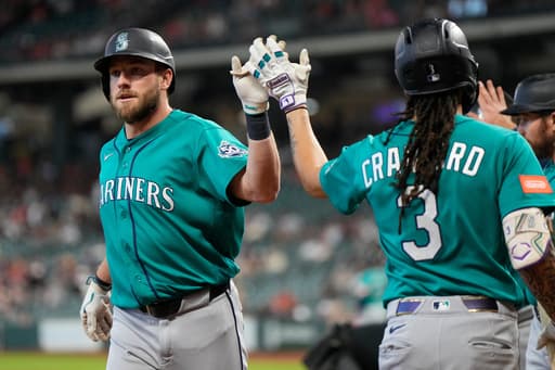 Luke Raley hits 3-run home run, Garver hits his 1st of the season and Mariners beat Astros 8-3