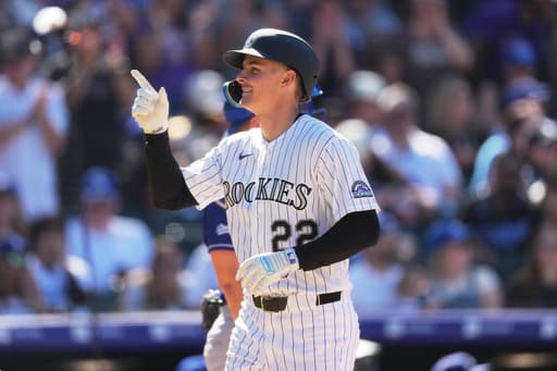 Moniak and Karros homer as the Rockies beat the Dodgers 9-6