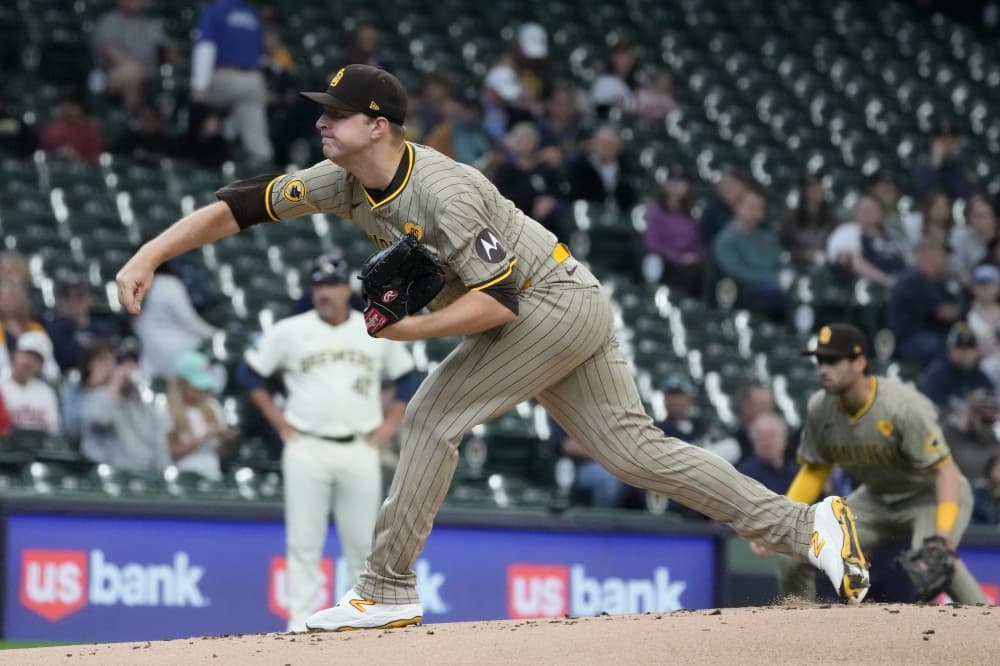 Michael King’s no-hit bid for the Padres broken up in 7th against Brewers