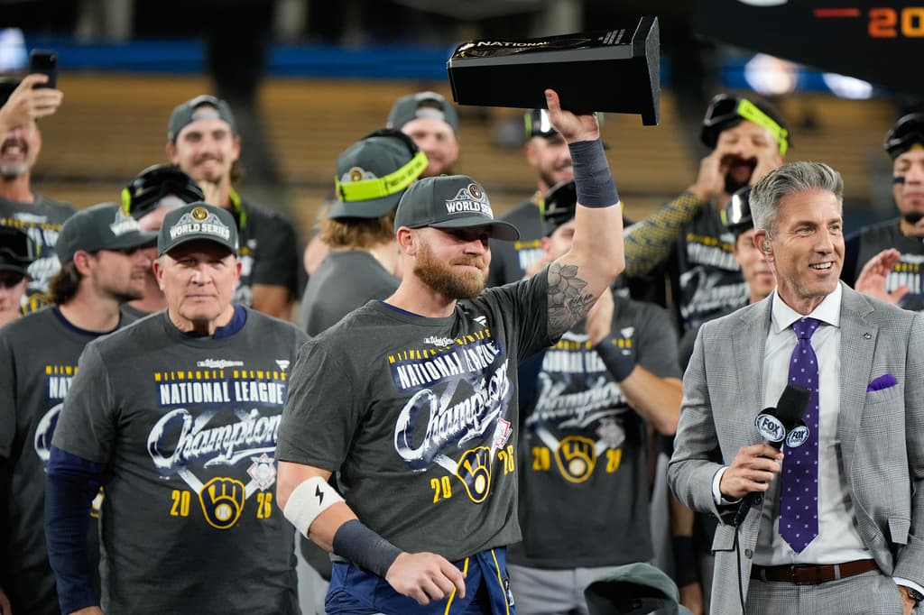 Brewers slugger Jake Bauers wins NLCS MVP award against hometown Dodgers