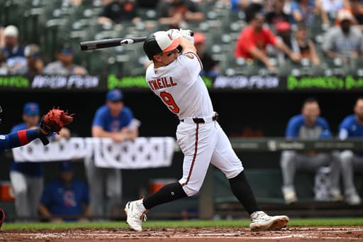 Jackson’s big hit in the 8th helps the Orioles avoid a sweep, 3-2 over the Cubs