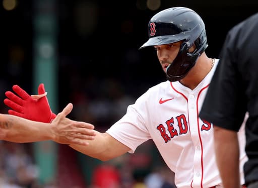 Carlos Narváez gets 1st career pinch hit, Trevor Story hits strange homer as Red Sox beat Guardians