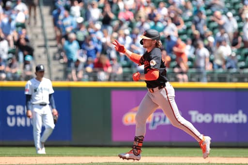 Rutschman and Henderson hit back-to-back homers and Orioles beat Mariners 4-3 for 3-game sweep