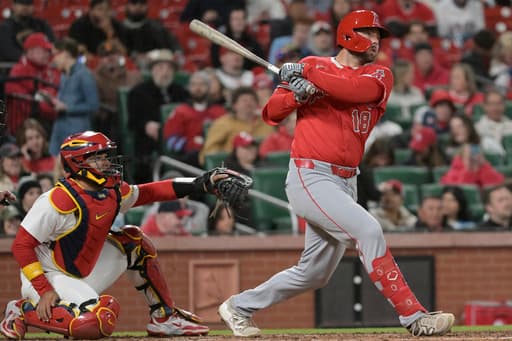 Paris and Trout help Angels beat Cardinals 5-4 in 10 innings